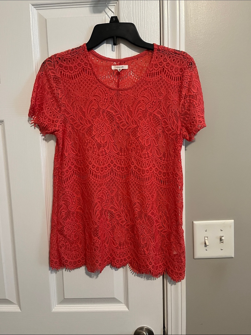 Maurice’s Coral Lace Top